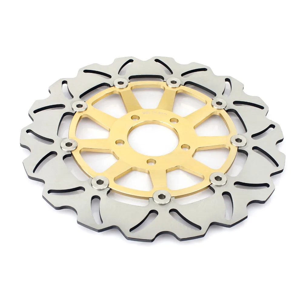 

BIKINGBOY Front Rear Brake Disks Discs Rotors Set for KAWASAKI ZRX 1200 R 2001-2008 ZRX 1200 S 2001-2004 ZRX 1100 1996-2005