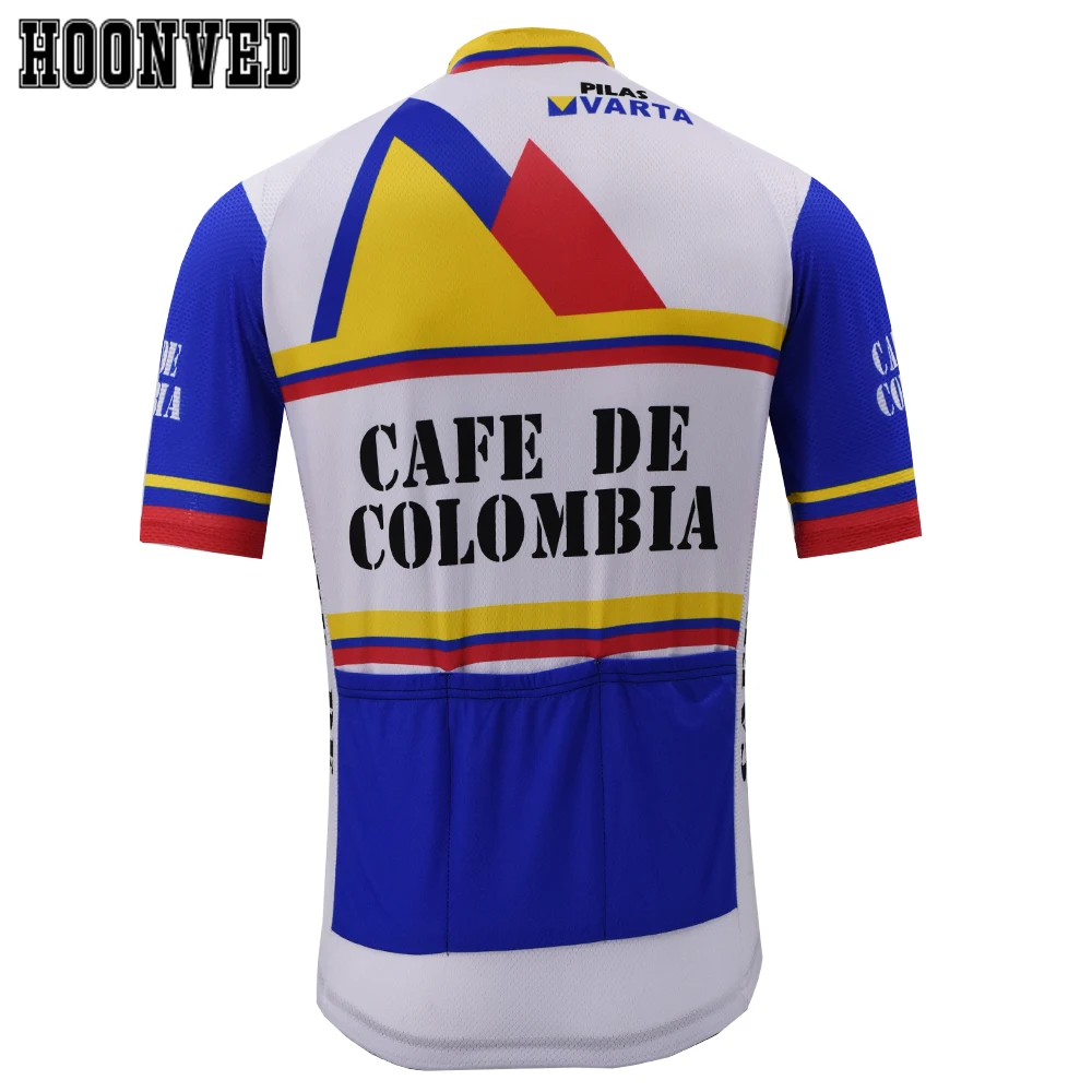 2019 мужские ретро CAFE DE COLOMEIA Велоспорт Джерси с коротким рукавом летняя одежда для