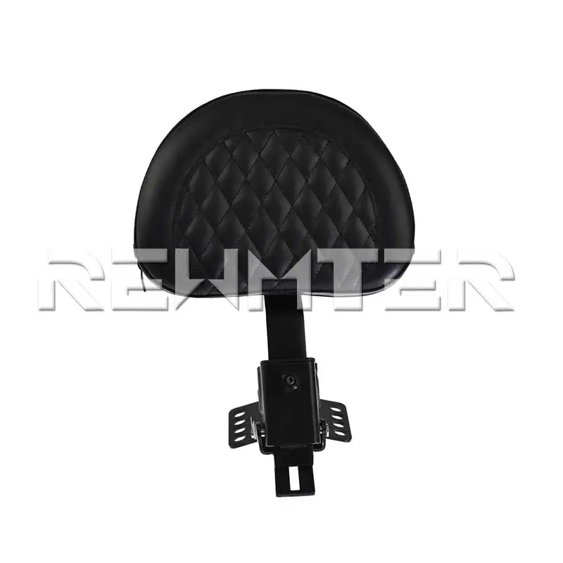 

Motorcycle Backrest For Harley Touring Electra Road Street Glide Road King 97-17 PU Leather Adjustable Plug Driver Rider Seat