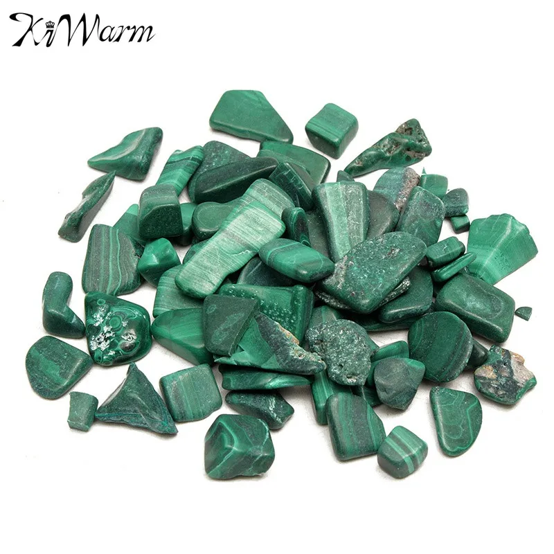 Популярный товар 100 г валяющиеся натуральные Малахит камни KiWarm лечебные