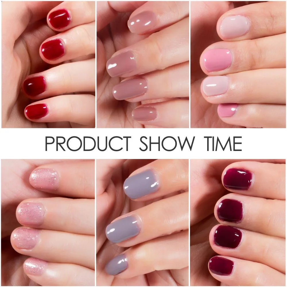 Гель лак для ногтей Modelones долговечный Французский маникюра Цветной СВЕТОДИОДНЫЙ