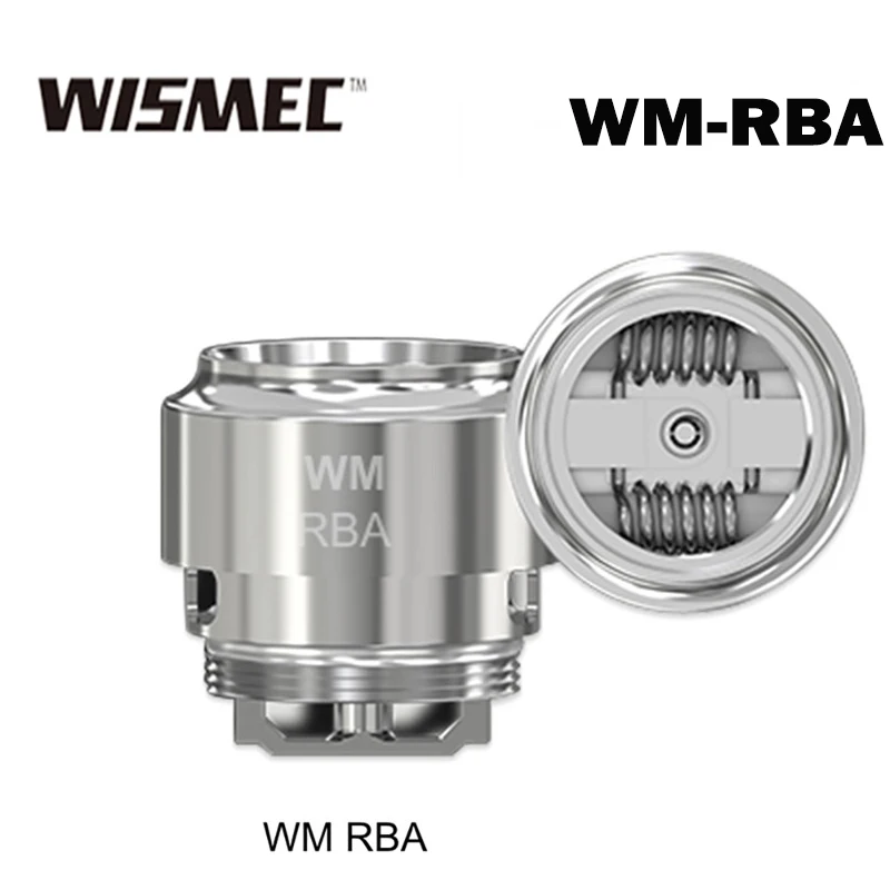 Wismec WM RBA катушка перестраиваемая головка для электронной сигареты Reuleaux RX GEN3 GNOME Tank