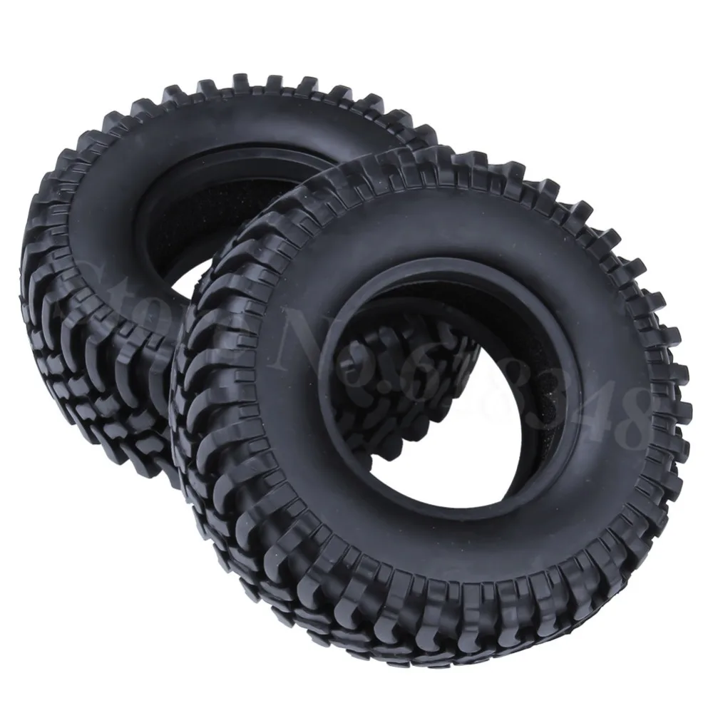 4 шт./лот диаметр резиновых шин: 100 мм ширина: 36 для RC 1/10 Rock Crawler Upgrade parts | Игрушки и