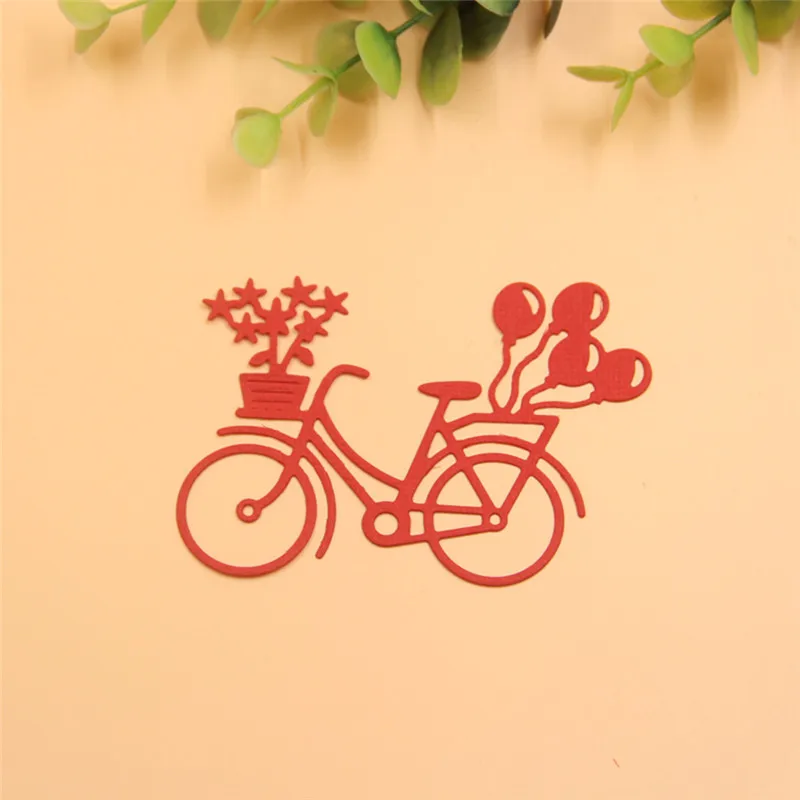 Симпатичный велосипед DIY трафареты для резки металла скрапбукинга бумаги