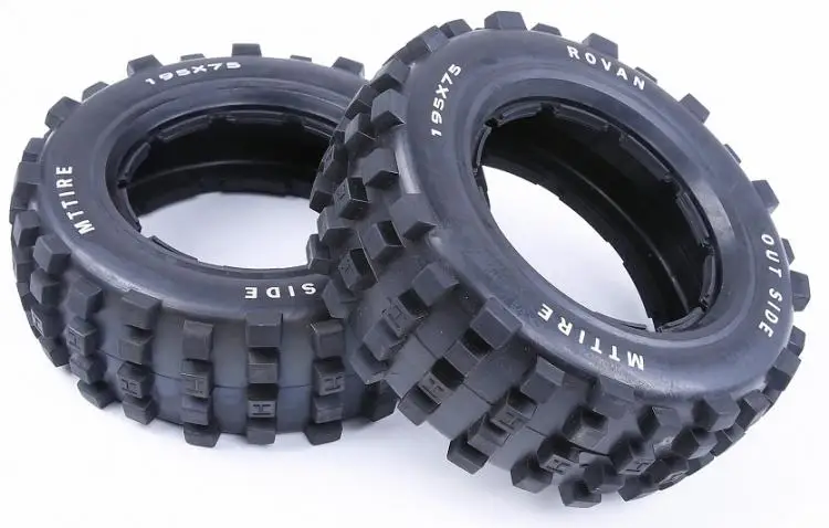 front 1 pair Повышение и утолщение ногтей сильное сцепление и сильная износостойкость внедорожных шин для HPI KM ROVAN BAJA 5T 5SC LOSI 5IVE-T - Цвет: front 1 pair