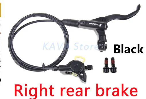 right rear Brake ZOOM HB 875 Гидравлический тормозной рычаг передний 800/задний 1400 мм для горного велосипеда MTB дисковый тормозной зажим тормозные колодки Горячая - Цвет: right rear Brake