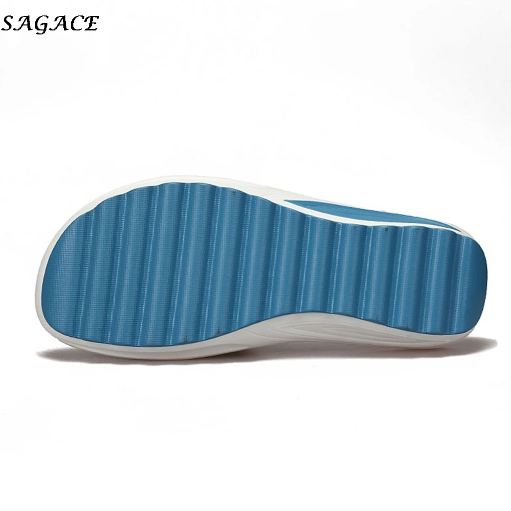 SAGACE/женские тапочки модная повседневная обувь на толстой плоской подошве летние