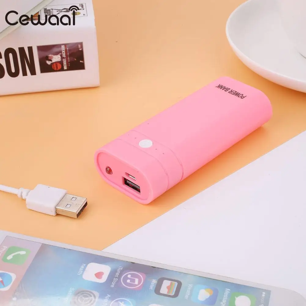 Пластиковый блок питания чехол держатель батареи мобильный телефон дорожный