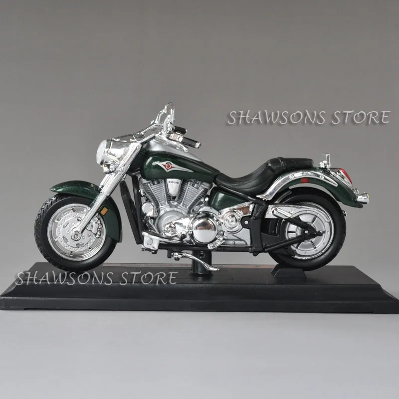 Литая модель мотоцикла игрушки Maisto 1:18 Kawasaki Vulcan 2000 Cruiser Bike миниатюрная Реплика| |