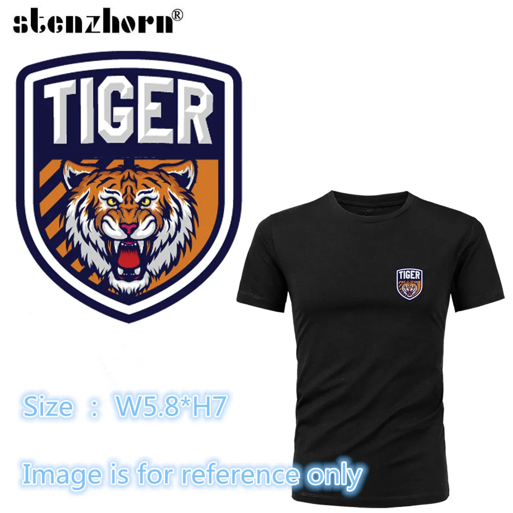 (1 шт.) пластыри с орлом тигром животными наклейки для утюга одежды термоперенос