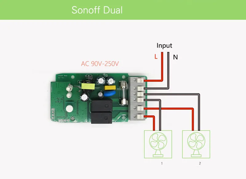 SONOFF DIY wifi дальний монитор питания пульт дистанционного управления для умного дома Поддержка 2G/3g/4G сетевой переключатель синхронизации