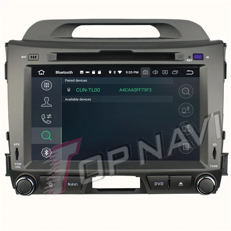 TOPNAVI 8 'ɺndroid 0 Авто плеер для KIA Sportage 2010 2012 2011 DVD PC Мультимедиа Радио gps навигации