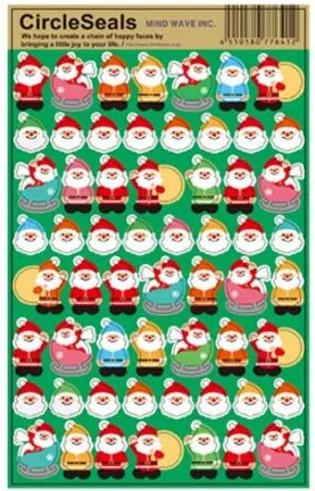 8 шт./лот kawaii Merry xmas наклейки Счастливого Рождества PET наклейки Санта Клаус подарок Канцтовары Школьные принадлежности 6116 - Цвет: Santa Claus