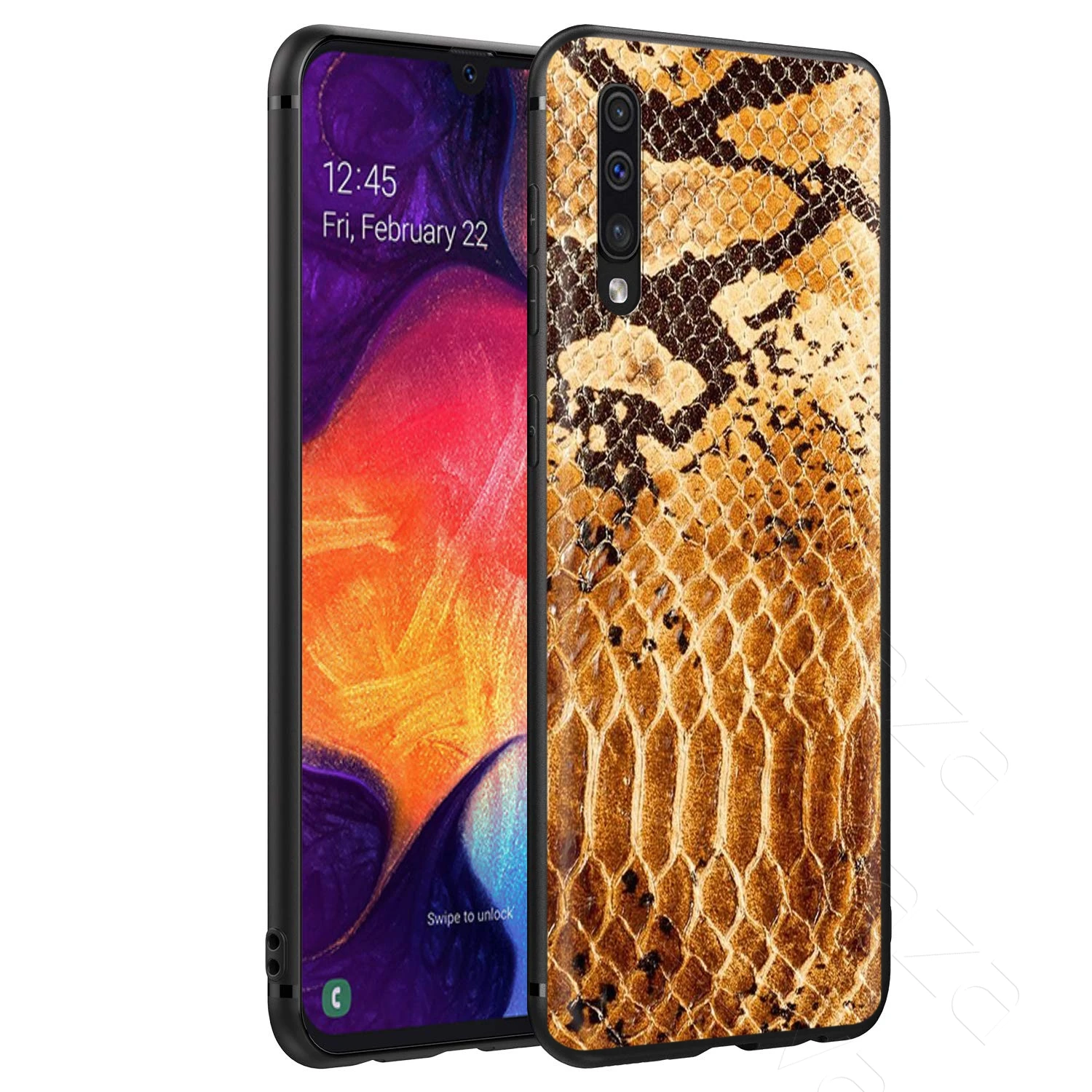 Lavaza змеиной кожи художественный чехол для Samsung Galaxy Note 10 плюс A10 A30 A40 A50 A70 M20 A20 A20S A10S