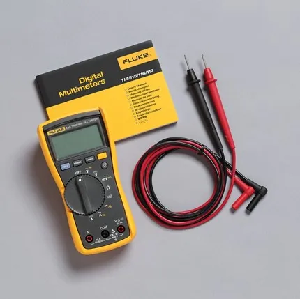 Fluke 115C True RMS полевой мультиметр 1000 мкФ подсветка цифровой мультиметр метр полевой мультиметр 1000 мкФ
