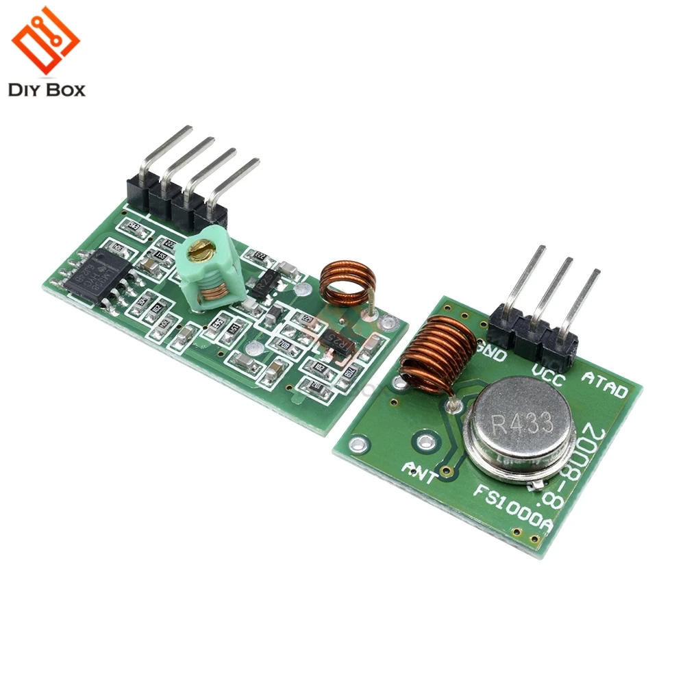 433 МГц РЧ беспроводной передатчик и приемник модуль DIY комплект для Arduino ARM MCU WL