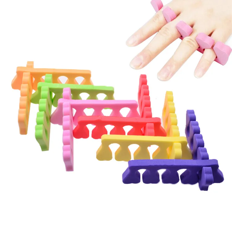 

Soft Foam Nail Art Toe Separators,2pcs Orthedontic Straightening Finger Feet Care Separator Nail Tools