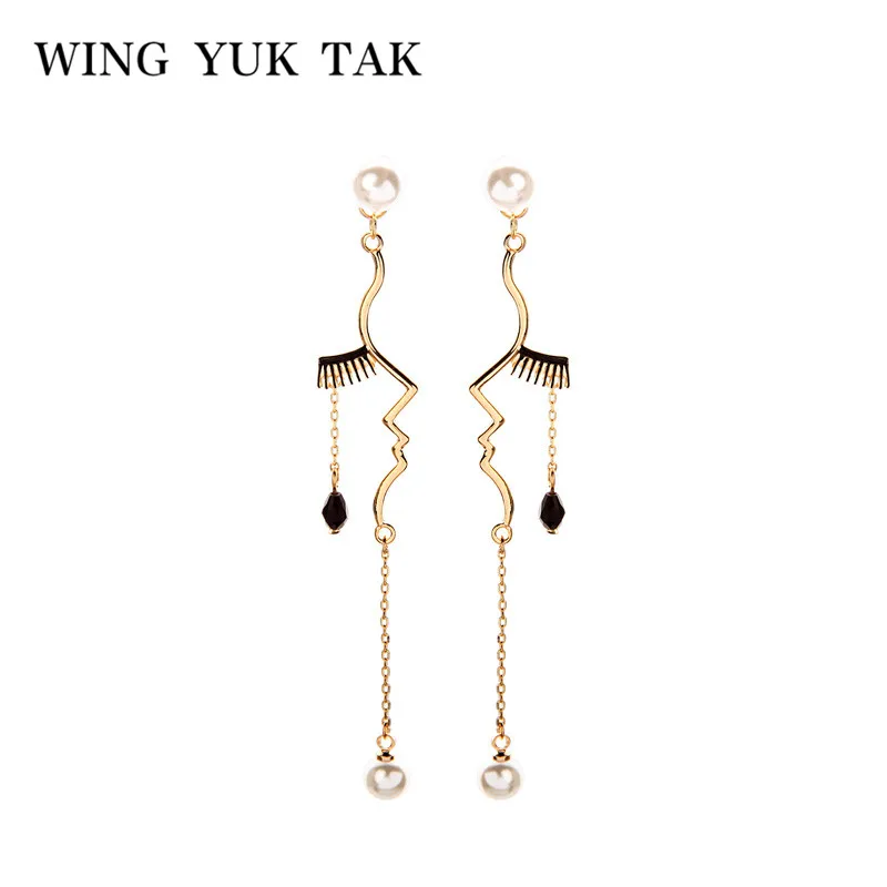 Уникальные модные серьги подвески с имитацией жемчуга|Серьги-подвески| |