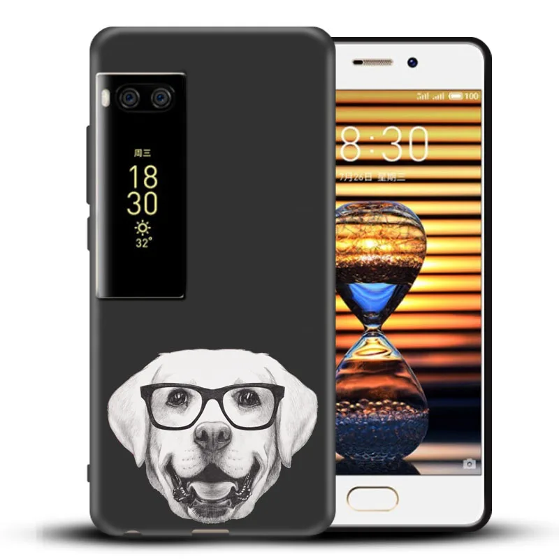 Противоударный защитный мягкий силиконовый чехол с мультипликационным принтом