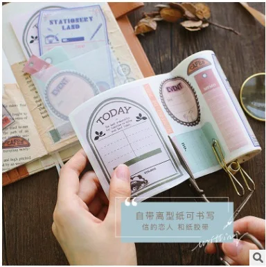 

4pcs/LOT life riting series paper decorative tape masking tape washi tape