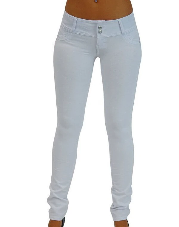 2016 Популярные Мода Женщина Тощий готический Карандаш Брюки Полная Длина Новый