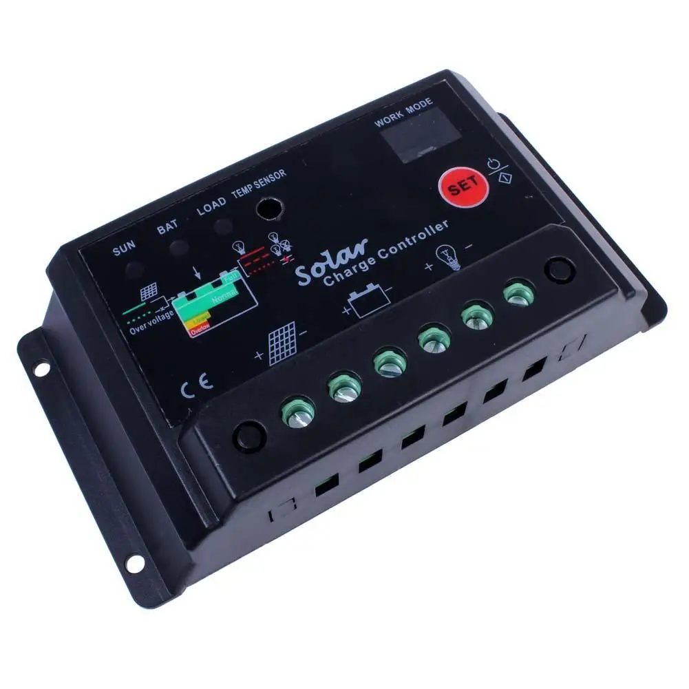 20A Intelligen PWM регулятор заряда батареи 12 В/24 В автоматический переключатель + 5 пар M/F