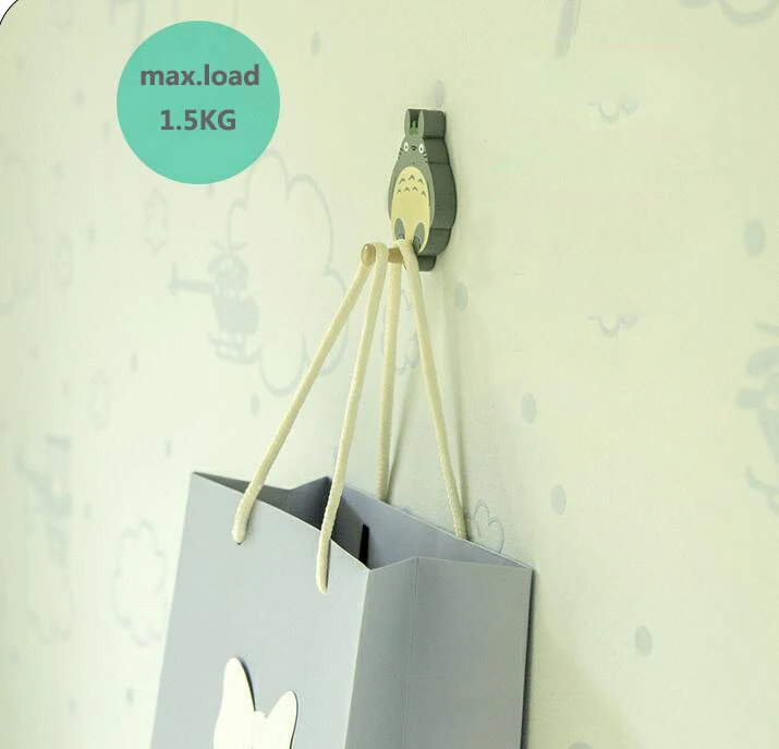 10 шт. мультяшный Дораэмон Минни Слон домашняя дверь деревянная стена крюк