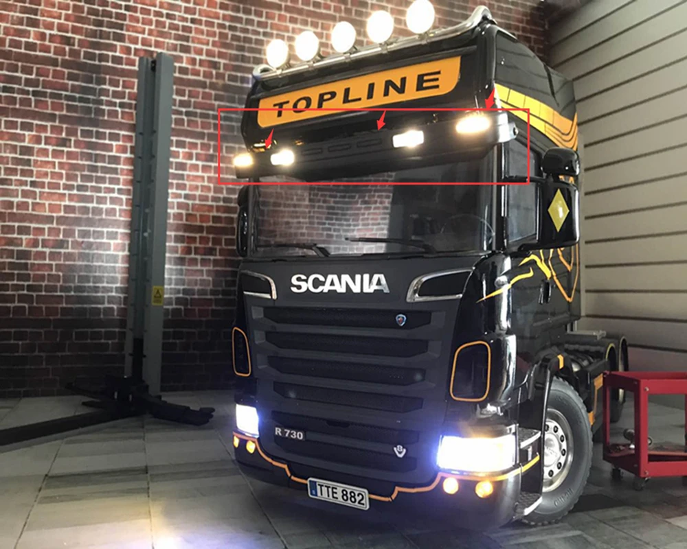Светодиодный прожектор для крыши грузовика scania дистанционное управление