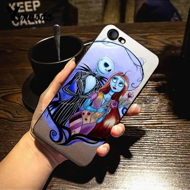 Yinuoda Тима Бертона Труп невесты дизайн кожи тонкий чехол для iPhone X 6 7 6s 7plus 8 8Plus 5 XS XR SE11 11pro 11promax