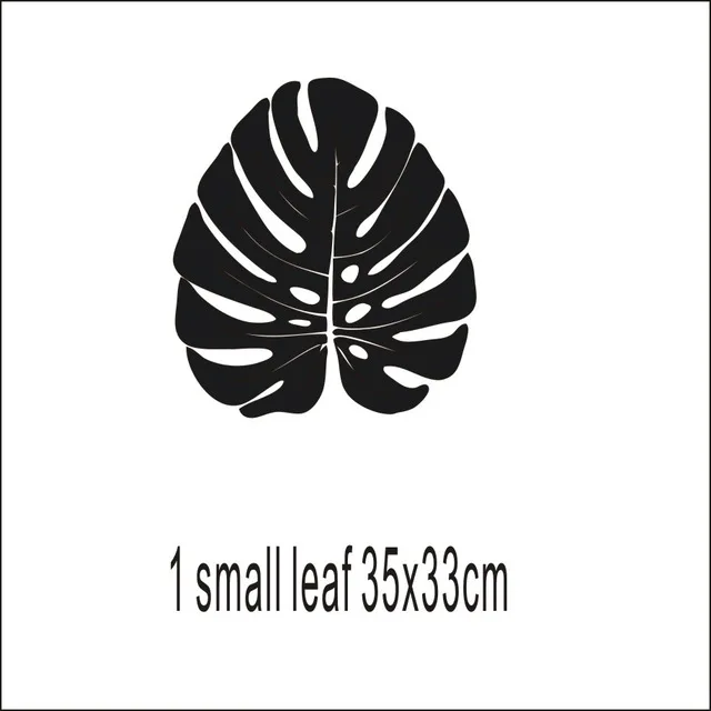 Виниловая наклейка на стену с тропическими листьями украшение для спальни в виде