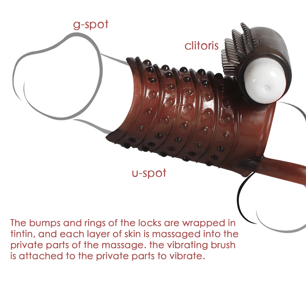 Сильный вибрационный пенис рукав Задержка эякуляции вибратор кольцо