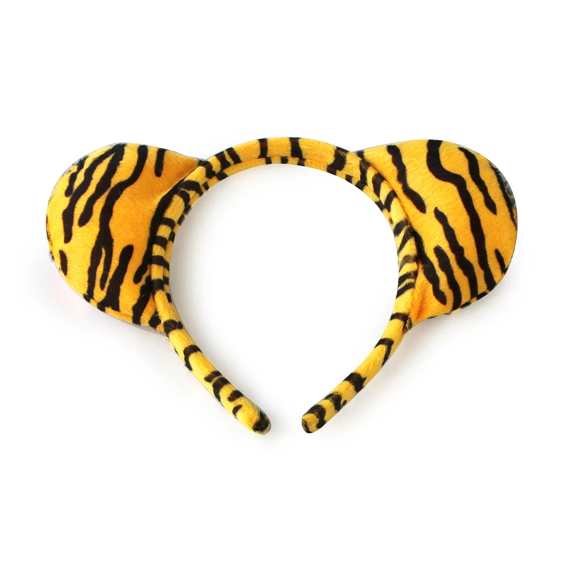 5 шт. Хэллоуин Рождество косплей животное тигр уши повязка на голову аксессуары
