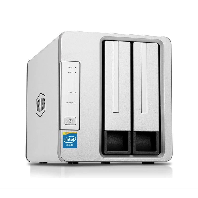 2bay HDD NAS personal cloud storage 64bit system 2Gb memory 2*RJ-45 G-Ethernet  2*usb3.0 Rsync Ftp server Raid mould QB download