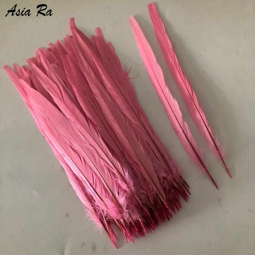 100 шт./упаковка зеленые яблоки окрашенные натуральные фазаньи куриные перья