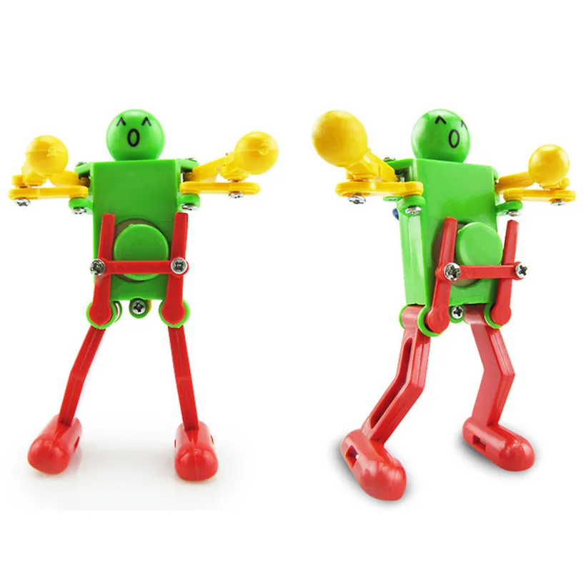 Newly Design Plastic Clockwork Dance Robot Toy for Baby Kids Ingelligence Development Gift Puzzle Toys 81108