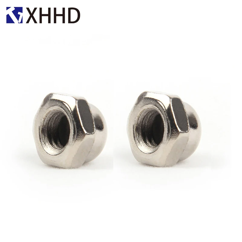 Шестигранная крышка гайка с метрической резьбой декоративная полукруг желудь 304