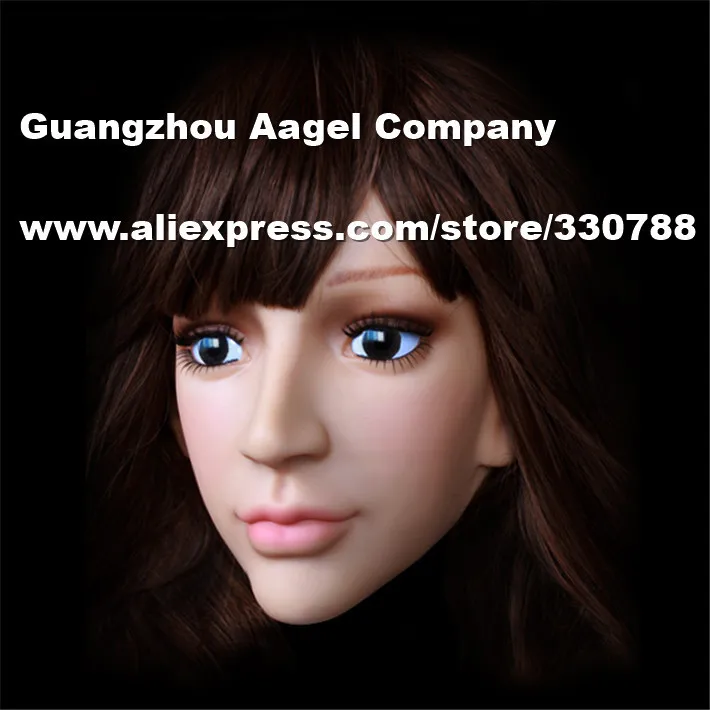 Новинка [SH 15] Высококачественная силиконовая женская маска для трансвеститов