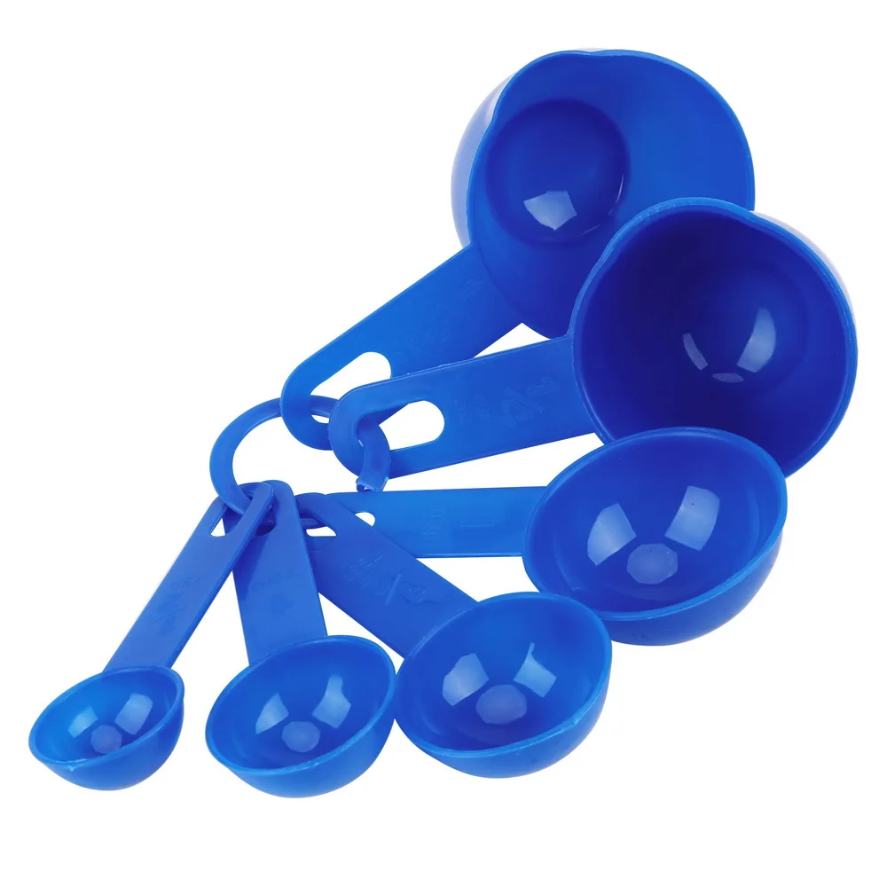 Ложка мерная пластиковая для кофе молока чая сахара 7 шт./компл.|Мерные ложки| |