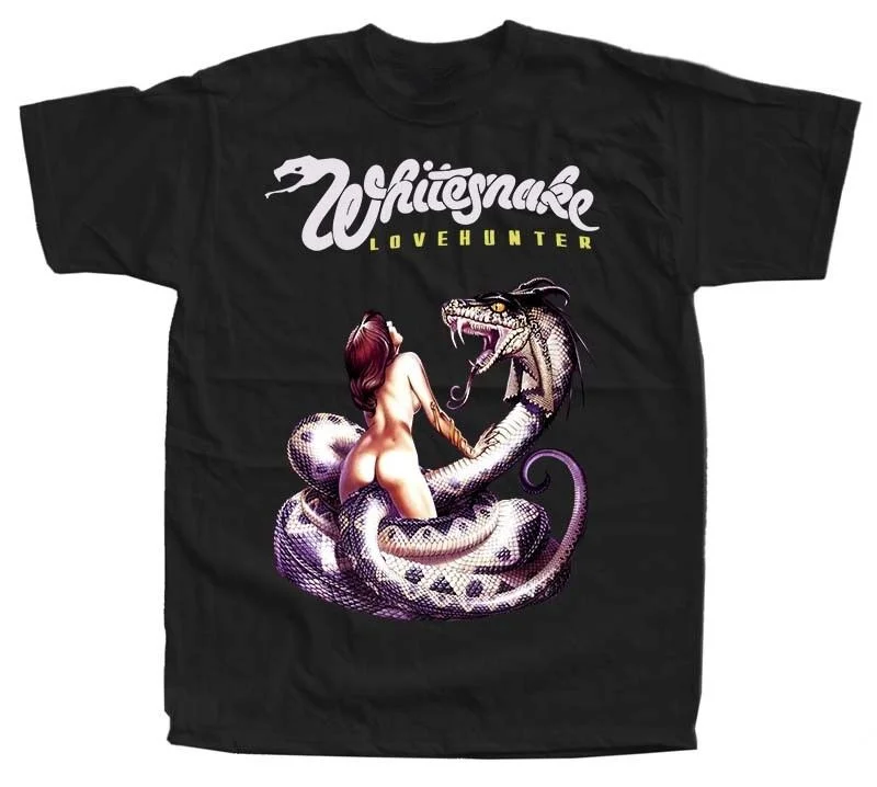 Рубашка Maker экипажа Средства ухода за кожей шеи Короткие Whitesnake-lovehunter Премиум