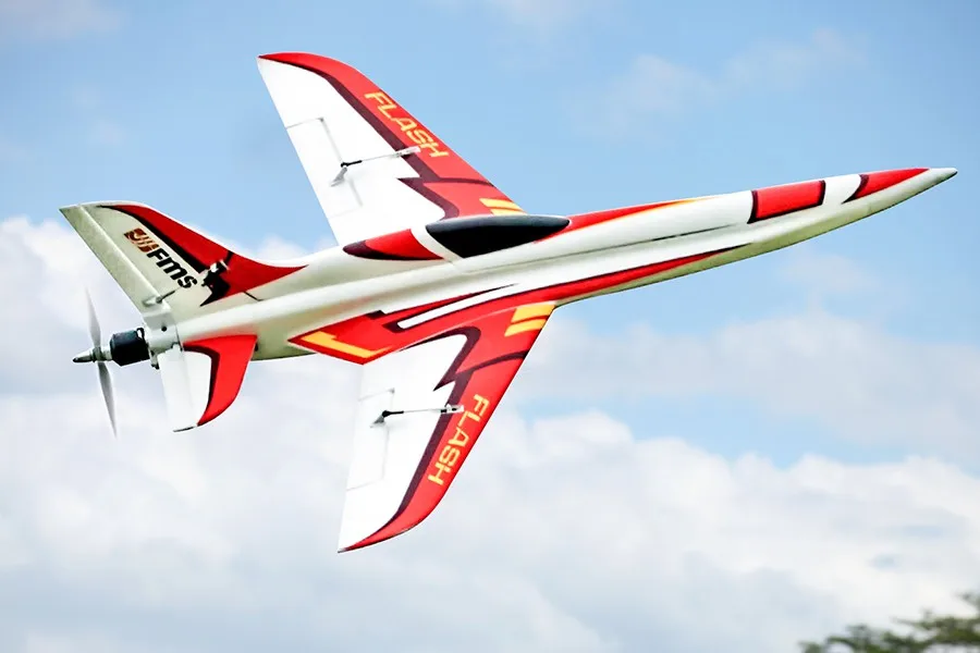 Радиоуправляемый самолет FMS Plane 850 мм Flash Racing Racer высокая скорость до 180 км/ч FPV PNP |