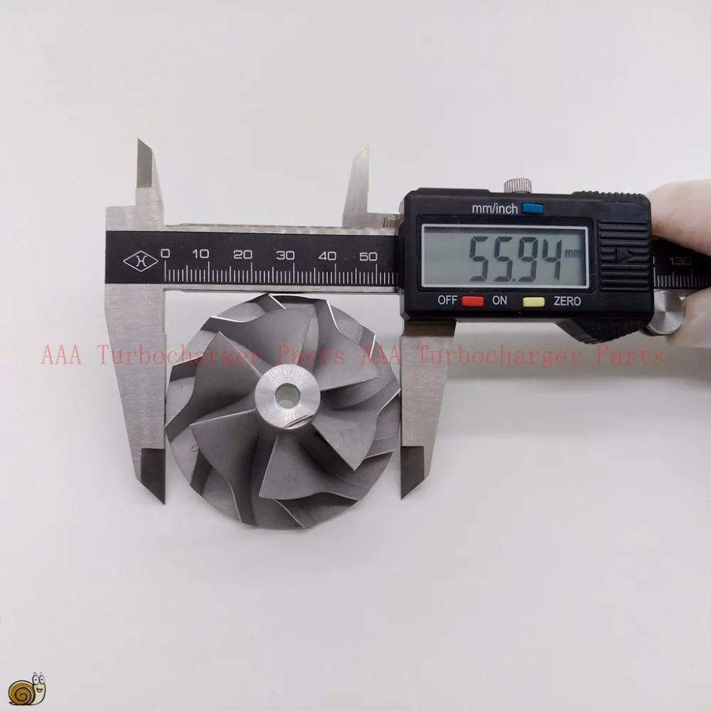 GT2556V турбокомпрессорное колесо 41 5x56 мм 454191 0009 701374 0001 0006 Поставщик AAA Запчасти для