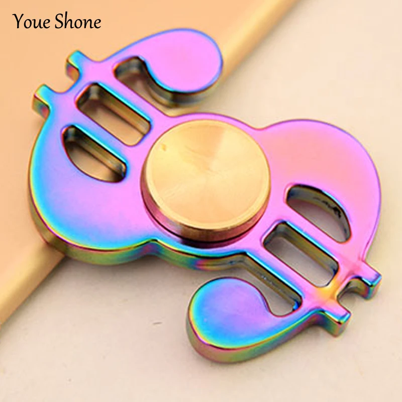Colorful Dollar Tri-spinner Fidget Spinner Metal Hand Educational Toys Anti Stress Toy | Игрушки и хобби