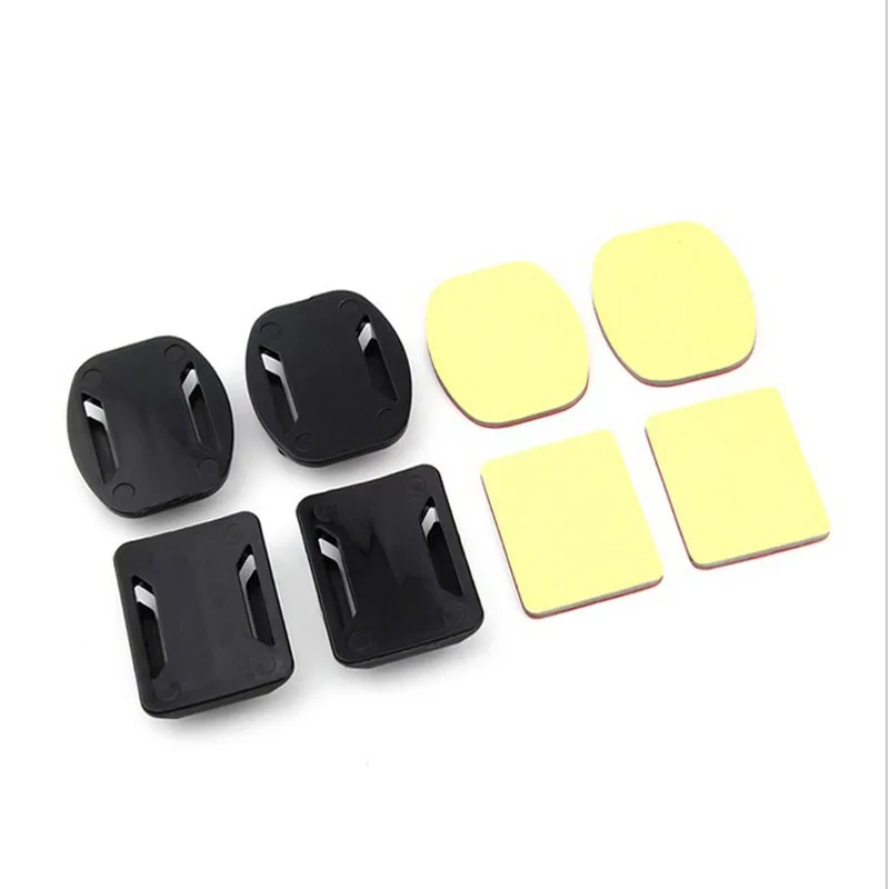 Плоские криволинейной поверхности автомобиль шлем Маунт Стенд + пластыря