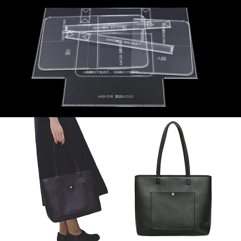 6 шт./упаковка прозрачные трафареты из акрила | Дом и сад