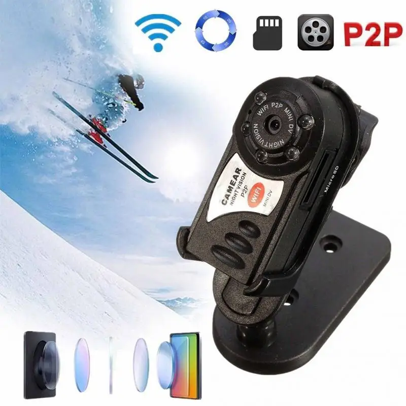 Новая мини камера Q7 480P Wifi DV DVR Беспроводная ip-камера новая видеокамера рекордер