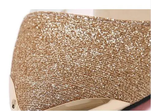 Лидер продаж 2020 женские свадебные туфли-лодочки черные/Золотые/серебряные туфли