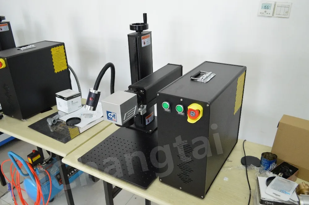 Новый тип более сильные прямые продажи 30 Вт волоконно-лазерная маркировочная