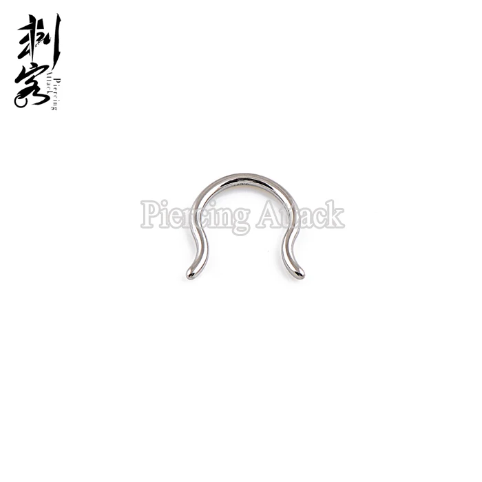 (Минимальный заказ $10) Хирургические стальные без никеля кольца для носа