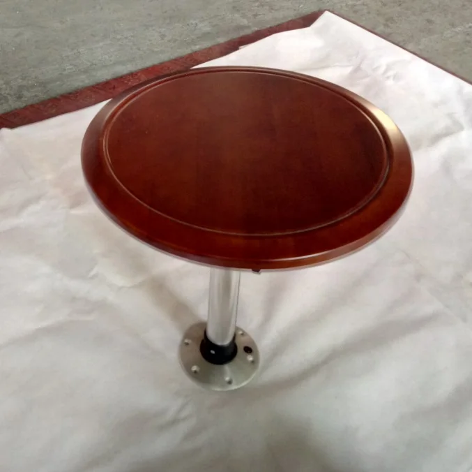 

Round Varnished Oak Table Top 550mm Caravan RV Motohome Marine Boat