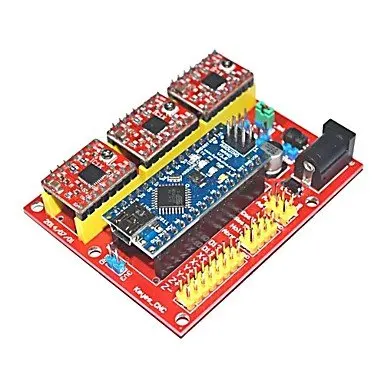 3DV4 щит с ЧПУ V4 + Nano 3 0 шт. A4988 Reprap шаговый набор драйверов для Arduino | Электронные